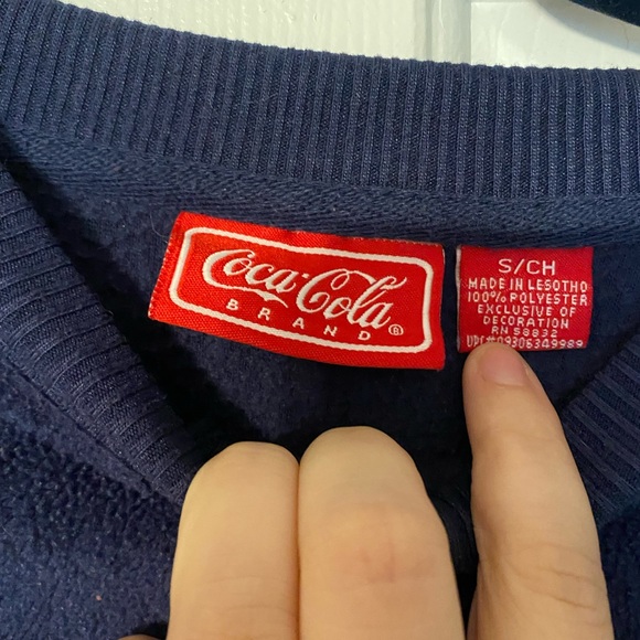 Small fleece coca-cola coke sweater jumper mens - Picture 6 of 11